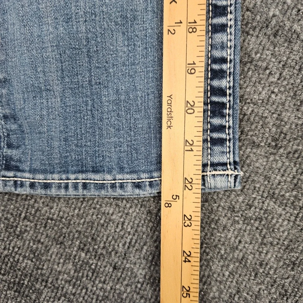 Vigoss The Chelsea Capri Jeans Womens 5/ 6 Med Wash‎ Low Rise Stretch Denim Crop